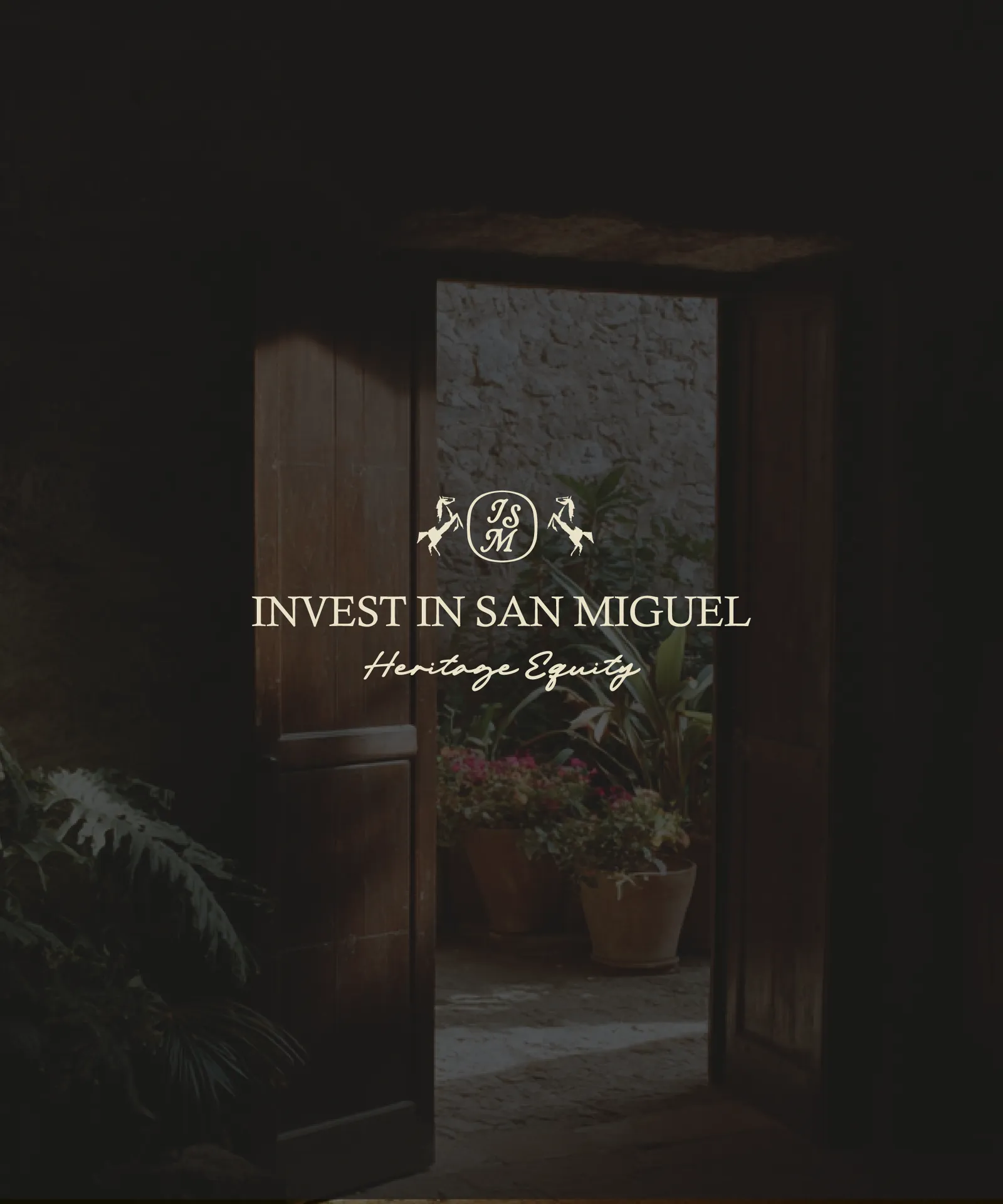 Invest In San Miguel. Real Estate brand identity by Diego Luján Studio